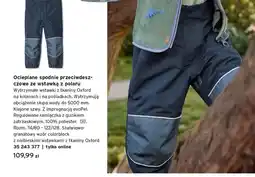 Tchibo Ocieplane spodnie przeciwdeszczowe ze wstawką z polaru Tchibo oferta