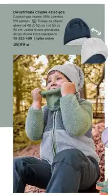 Tchibo Dwustronna czapka dziecięca oferta
