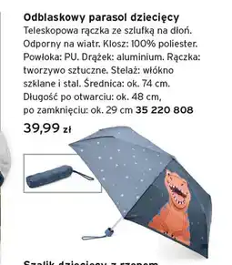 Tchibo Odblaskowy parasol dziecięcy oferta
