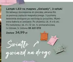 Tchibo Lampki LED na magnes Gwiazdy 3-pak oferta