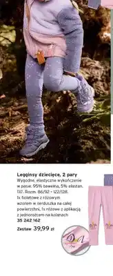 Tchibo Legginsy dziecięce 2-pak oferta