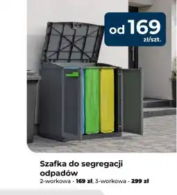 Mrówka Szafka do segregacji odpadów 2-workowa oferta