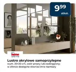 Mrówka Lustro akrylowe samoprzylepne wzór zaokrąglony 30x30 cm Home and Me oferta