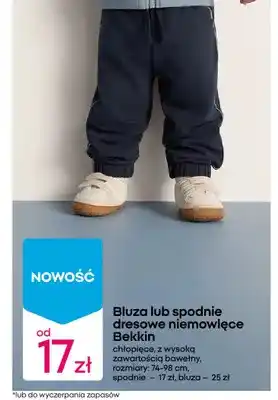 Spodnie dresowe niemowlęce Bekkin chłopięce