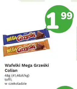 Limonka Wafelki Mega Grześki w czekoladzie Colian oferta