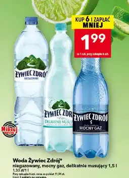 Lewiatan Woda gazowana Żywiec Zdrój mocny gaz oferta