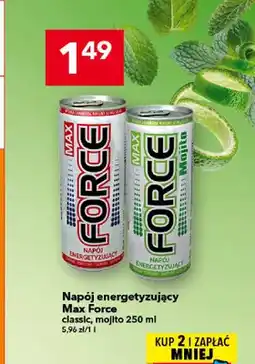 Lewiatan Napój energetyzujący Max Force classic oferta