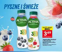 Lewiatan Jogurt pitny Activia truskawka-kiwi oferta