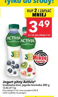 Jogurt pitny Activia jagoda-borówka
