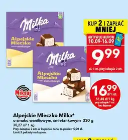Lewiatan Alpejskie Mleczko Milka o smaku waniliowym oferta