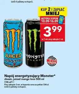 Lewiatan Napój energetyzujący Monster juiced mango loco oferta