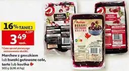 Auchan Marchew z groszkiem lub buraki gotowane całe, tarte lub kostka Auchan oferta