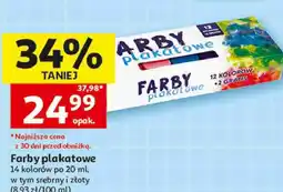 Auchan Farby plakatowe Astra 14 kolorów oferta