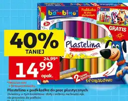Auchan Plastelina moje Bambino + podkładka do prac plastycznych oferta