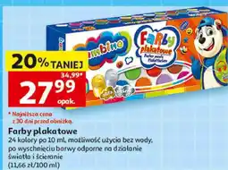 Auchan Farby plakatowe Bambino 24 kolory oferta