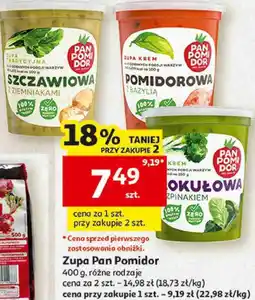 Auchan Zupa Pan Pomidor, różne rodzaje oferta