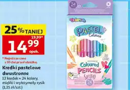 Auchan Kredki pastelowe dwustronne Colorino Pastel Colours 12 kredek oferta