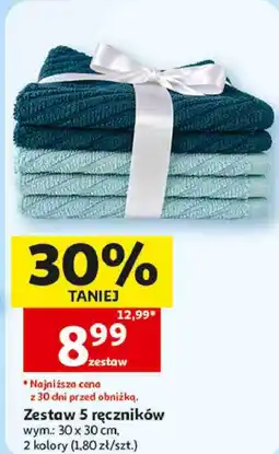 Auchan Zestaw 5 ręczników oferta