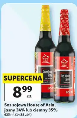 Auchan Sos sojowy House of Asia, jasny 34% lub ciemny 35% oferta