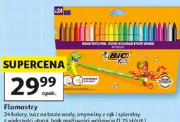 Auchan Flamastry Bic Kids 24 kolory oferta