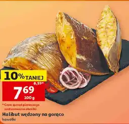 Auchan Halibut wędzony na gorąco kawałki oferta