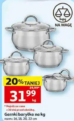 Auchan Garnki baryłka na kg oferta