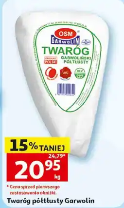 Auchan Twaróg półtłusty Garwolin oferta