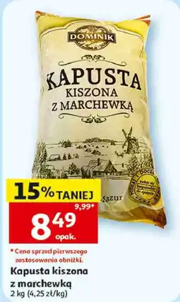 Auchan Kapusta kiszona z marchewką Dominik oferta