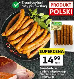 Auchan Frankfurterki z mięsa wieprzowego rasy puławskiej Pewni Dobrego oferta