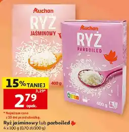 Auchan Ryż jaśminowy lub parboiled Auchan oferta