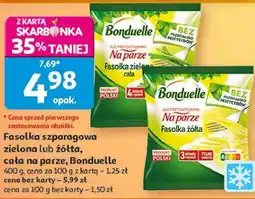 Auchan Fasolka szparagowa zielona lub żółta, cała na parze, Bonduelle oferta