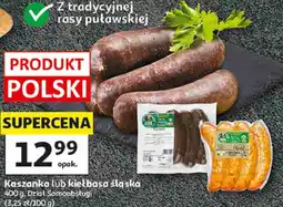 Auchan Kaszanka lub kiełbasa śląska Pewni Dobrego oferta