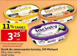 Auchan Serek do smarowania Łaciaty, SM Mlekpol oferta