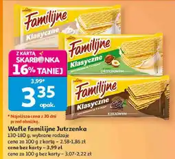 Auchan Wafle familijne Jutrzenka oferta