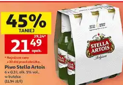 Auchan Piwo Stella Artois oferta