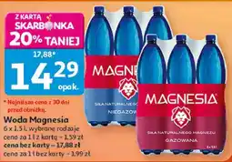 Auchan Woda Magnesia oferta