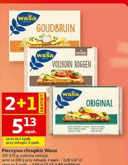 Auchan Pieczywo chrupkie Wasa oferta
