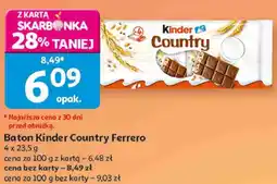 Auchan Baton Kinder Country Ferrero oferta