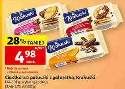 Auchan Ciastka lub paluszki z galaretką Krakuski oferta
