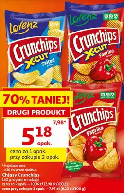 Auchan Chipsy Crunchips Lorenz oferta