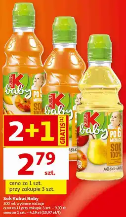 Auchan Sok Kubuś Baby oferta