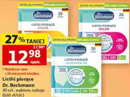 Auchan Listki piorące Dr. Beckmann oferta