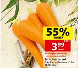 Auchan Marchew na sok oferta