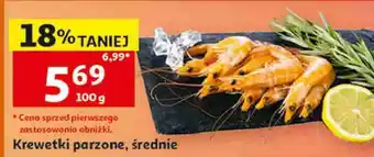 Auchan Krewetki parzone, średnie oferta