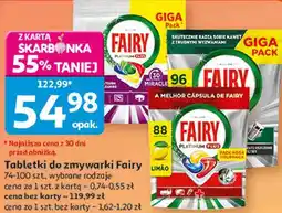 Auchan Tabletki do zmywarki Fairy oferta