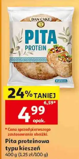 Auchan Pita proteinowa typu kieszeń oferta