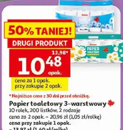 Auchan Papier toaletowy 3-warstwowy Auchan oferta