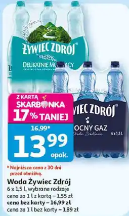 Auchan Woda Żywiec Zdrój oferta