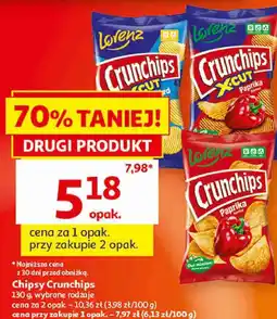 Auchan Chipsy Crunchips oferta