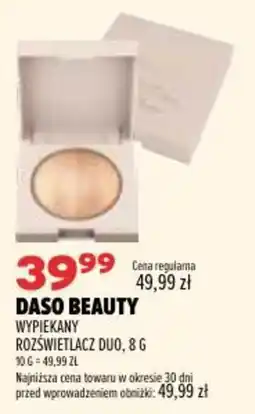 Drogerie Natura Daso Beauty Wypiekany Rozświetlacz Duo oferta